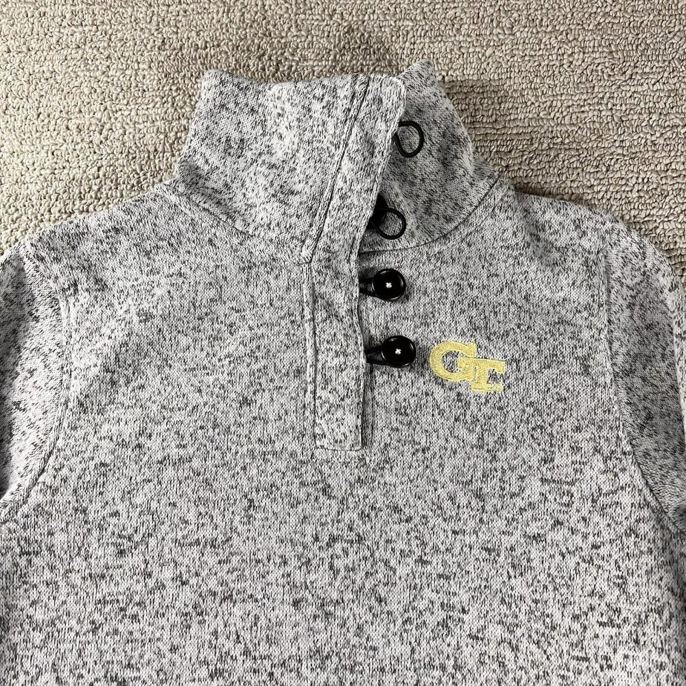 Champion Elite 1/4 Button Pullover Sweater Gray Women’s Size Small - Picture 2 of 7